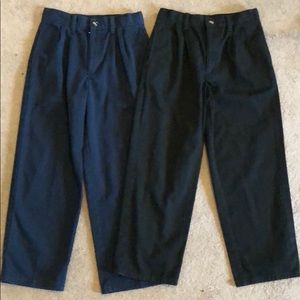 2-pc bundle of casual pants by BASIC EDITIONS